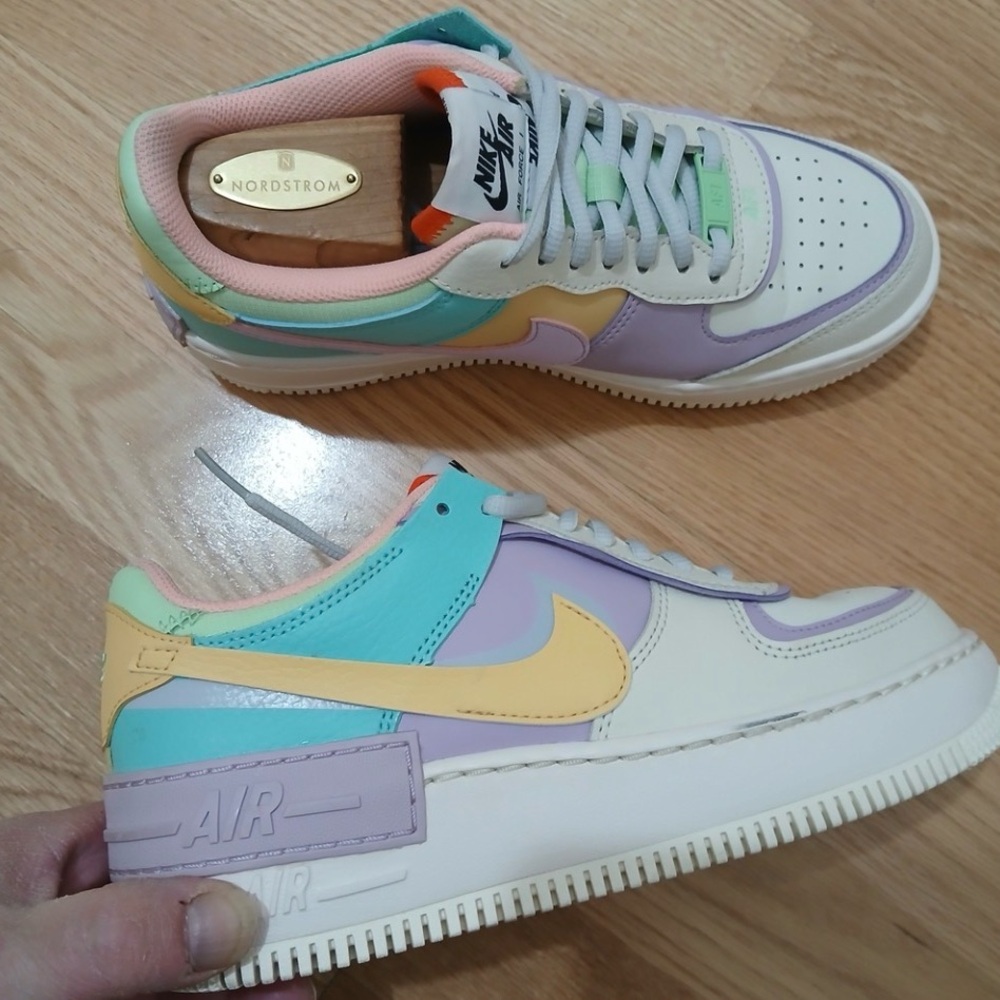 Nike Women’s Air Force One Shadow Streetwear/ Lifestyle Sneaker Women’s Size 7.5 - Picture 2 of 10